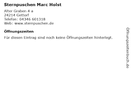 ᐅ Sternpuschen Marc Holst in Gettorf