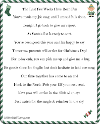 Elf On The Shelf Goodbye Letter Elf On The Self Elf Goodbye Letter Elf Letters