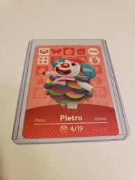 Pietro  356 Animal Crossing Amiibo Card AUTHENTIC Series 4 NEW NEVER  SCANNED!!!