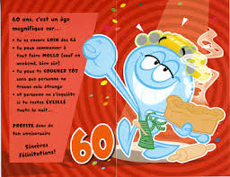 Félicitations pour tes 60 ans. Texte Humoristique Anniversaire 60 Ans Homme