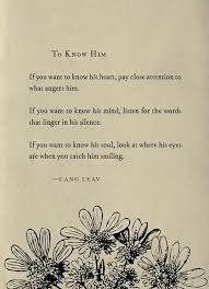 To Know Him Love Poems For Him Lang Leav Poems For Him