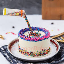 Download this premium vector about colorful birthday cake with candles, and discover more than 13 million professional graphic resources on freepik. Colourful Anti Gravity Birthday Cake For All Ages Gurgaon Bakers