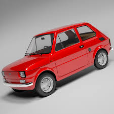 3d fiat 126 model fiat 126 1974