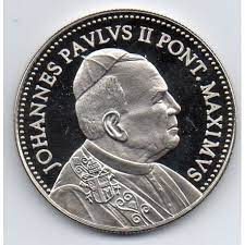 Johannes pavlvs ii pontifex maximvs mater dei czestochowa. Frankreich Medaille Papst Johannes Paul Ii 2005