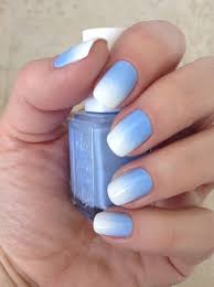 Black And Light Blue Ombre Nails Contact Support Nail Art Ombre Ombre Nail Art Designs Trendy Nail Art Designs