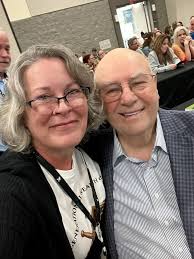 🥰Me talking to Roger Ball, one of the four founders of this company! You  may even know who he is! He is a super sweet man, and has always been a  visionary!