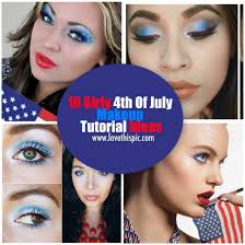 10 y 4th of july makeup tutorial ideas