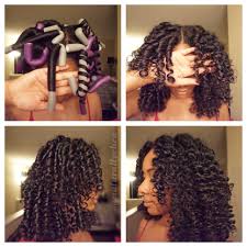 Type 3 hair is curly, with the curls advancing into a tighter pattern from a to c. Short Natural Hair Curl Rods Novocom Top