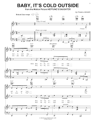 Louis Armstrong Baby It S Cold Outside Sheet Music Pdf Notes Chords Blues Score Piano Vocal Guitar Right Hand Melody Download Printable Sku 52127
