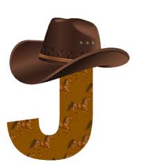 Abecedario Con Caballos Y Sombrero De Cowboy Alphabet With Horses And Cowboy Hat Adornos Vaqueros Para Fiesta Invitaciones Vaqueras Feliz Cumpleanos Vaquero