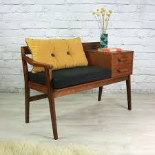 Banquette Superbe Avec Coussin Et Espace De Rangement De Style Scandinave Vintage Mobilier De Salon Deco Maison Meuble Scandinave Vintage