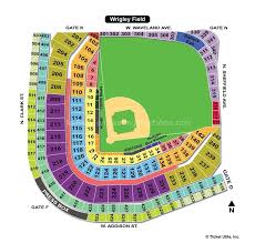 wrigley field chicago il seating chart view