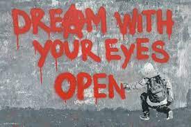 Artist Hijack Mr Brainwash Son Dream With Your Eyes Open Arte Callejero Arte Urbano Arte