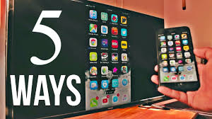 5 Ways To Screen Mirror Iphone To Samsung Tv No Apple Tv Required Youtube