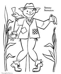 This fall coloring page is just one in our collection of fall coloring pages. Halloween Scarecrow Coloring Pages