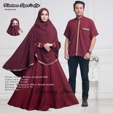 Yang kini sudah menjadi trend fashion masa kini. Batik Couple Hem Gamis Karima Syar I 11 Ori Shofiya Shopee Indonesia