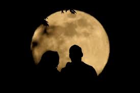 This occurs when earth is located between the sun and the moon (more exactly, when the ecliptic longitudes of the sun and moon differ by 180°). Blue Moon Halloween Full Moon Is The Second Full Moon Of The Month