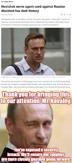 Alexey navalny is the biggest thorn in vladimir putin's side. Facts About Putin S Favorite Party Drug For Securing The Regime S Indefinite Reign Imgflip