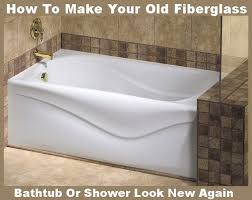 Apply the cleaning solution to your shower. How To Make Your Old Fiberglass Bathtub Or Shower Look New