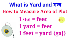 This conversion of 40 feet to yards has been calculated by multiplying 40 feet by 0.3333 and the result is 13.3333 yards. What Is Yard à¤—à¤œ How To Measure Plot Area Plot Area In à¤—à¤œ Yard Square Feet Length In Yard Youtube