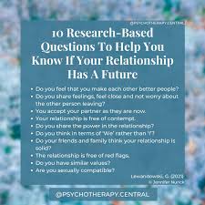 ↑ table of contents ↑ set 3 deeper questions. 10 Research Based Questions To Help You Know If Your Relationship Has A Future