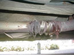 Conveniently, this type of tape is called exhaust tape. Replacing Car Exhaust System New Muffler Pipes And Clamps Replace Tin Cans And Rust