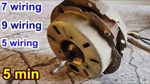 Washing machine motor wiring basics let me show you how to wire a washing machine motor the basics stuff for transform this universal motor in a washing mach. 5 Min 3 Speed Floor Fan Wiring Diagram 7 Wiring 5 6 9 Wires Connect Fan Motor Youtube
