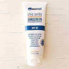 Waxhead Zinc Oxide Sunscreen Broad Spectrum Non Toxic Baby Safe Spf 35 Vitamin D Enhanced Made In U Zinc Oxide Sunscreen Safe Sunscreen Organic Sunscreen