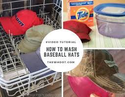 Learn How To Clean Baseball Hat Baking Soda Method We Also Show You How To Wash Them In A Dishw Washing Baseball Hats Washing Hats In Dishwasher Baseball Hats