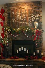 Ideas for decorating around a tv over the fireplace. Paint Becauseiliketodecorate Christmas Fireplace Decor Christmas Decorations Christmas Fireplace