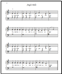 Print and download jingle bell rock sheet music by bobby helms. Jingle Bells Free Kids Sheet Music Intermediate And Elementary Versions