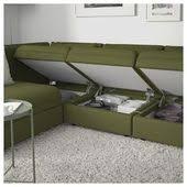 Vallentuna Modular Corner Sofa 3 Seat With Storage Orrsta Olive Green Ikea In 2020 Modular Corner Sofa Vallentuna Corner Sofa