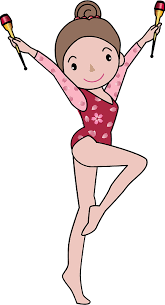 Rhythmic gymnastics is a combination of dance, ballet, expressive movement combined with a unique blend of gymnastics. Rhythmic Gymnastics Clubs Clipart Free Download Transparent Png Creazilla