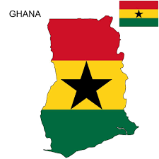 Black And White American Flag With Green Stripe Meaning Ghana Flag Map Ghana Flag Ghana Flag