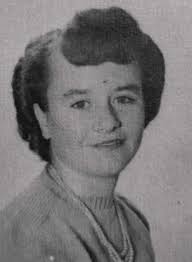 Village School 1949-1950, Mildred Barber, Teacher. Row 1: John Wilson,  Shirley Brown, Marie Cropsey, Diane Robbins, Sandra Matice, Janice Wilhelm, Henry  Specht, George Barbic. Row 2: Elaine Coons, Nancy Grantier Bartholomew,  Jeanne