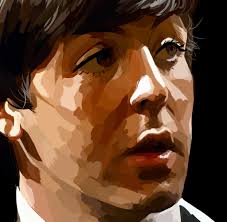 Paul McCartney Portrait <3 And Original photo (practice of color and  portrait)