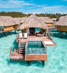 They provide a gorgeous and romantic setting from which to admire the island's captivating beauty. Bora Bora Pearl Beach Resort Spa French Polynesia 200 Reviews Price From 819 Planet Of Hotels