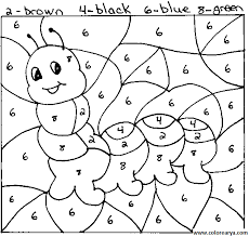 Dibujos De Animales Para Colorear Con Numeros