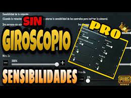 La Mejor Configuracion De Sensibilidad Sin Giroscopio Para Pubg Mobile Que Te Hara Ser Mas Pro Youtube