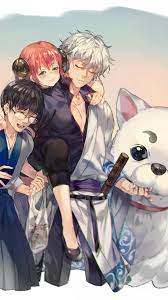 Wallpapers gintama edition free iphone ipad app market. Kagura Sakata Gintoki Sadaharu Gintama Shimura Gintama Wallpaper Iphone 1080x1920 Download Hd Wallpaper Wallpapertip