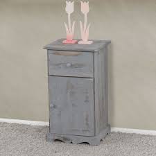 Kommode mit verschiedenen schubladen bunte sideboards kommode. Kommode Beistelltisch Nachttisch Telefontisch 63x35x29cm Shabby Look Vintage Grau