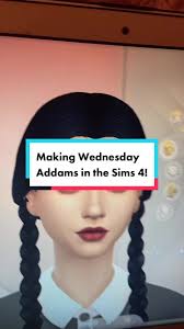 How Find My Sims in Gallery Wednesday Addams