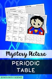 Mystery Periodic Table Worksheet Answers Periodic Table Science Mystery Picture In 2020 Mystery Pictures Science Periodic Table