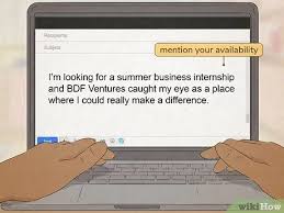 Demonstrated interest is one of the many factors college admissions officers consider when evaluating your application. How To Write An Email Asking For An Internship With Pictures