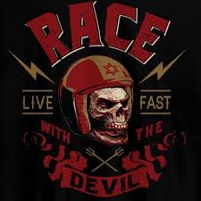 Race with the devil Graphic design | Tshirt-Factory