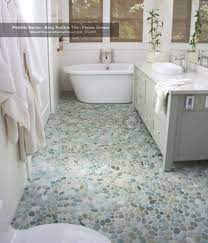 The right floor for a bathroom looks great, is durable and feels fabulous underfoot. 20 Appealing Flooring Options Ideas That Are Sure To Astound You Bathrooms Remodel Pebble Floor Bathroom Flooring
