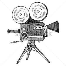 Engraving Style Pen Pencil Crosshatch Hatching Paper Painting Camera Drawing Camera Illustration Cinema Camera