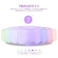楽天市場 超音波 加湿器 500ml アロマディフューザー ledライト7色 アロマ タイマー 空焚き防止 静音 リモコン付き おしゃれ 大容量 卓上 oneoo アロマディフューザー アロマ加湿器 リモコン