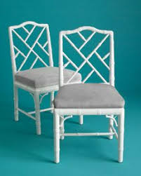 The Horchow Collection Furniture Accent Chairs Seating Traditional Chairs Bamboo Dining Chairs Side Chairs