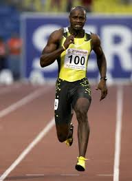 Usain bolt of jamaica celebrates after winning gold in the men's 100 metres final during day jamaican sprinter usain bolt is still known as the fastest man alive and one of the. Osafa Powell Jamaican Sprinter Athletes Piste De Course Athletisme